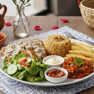 Plat Poulet Alfredo