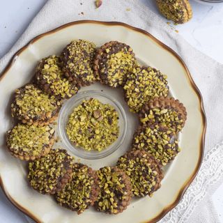 Sablé Pistache chocolat  - Par 100g