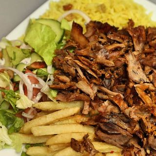 Plat kafteji chawarma