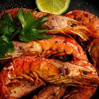 Crevettes royale grillé