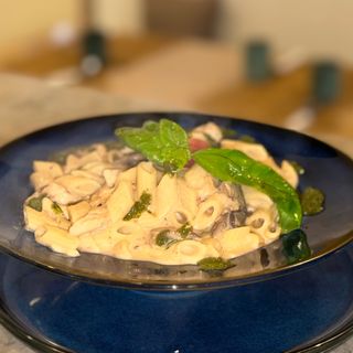 Pâtes Escalope Champignons