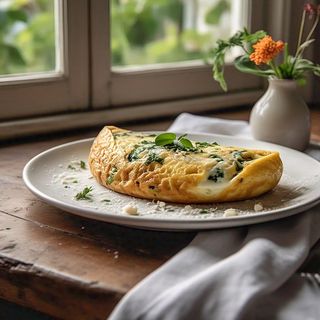 omlette ricotta