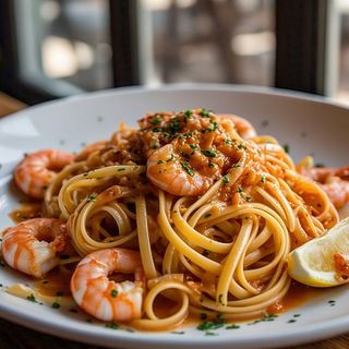 linguine crevettes