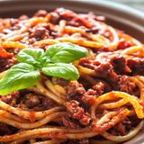 Pâte à la bolognaise  مقرونة باللحم المفرومة