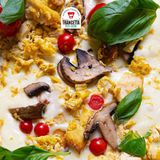 Tranche Poulet Champignons sauce pesto