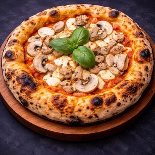 Pizza Poulet Champignons