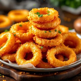 8 pièces onion rings
