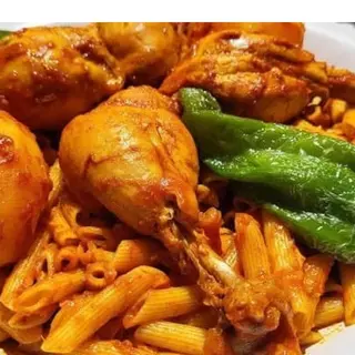 مقرونة بالدجاج 