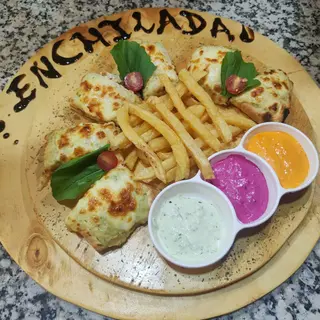 Enchiladas cordon bleu 