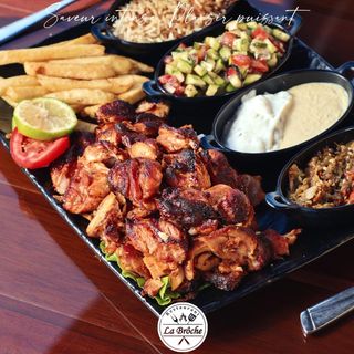 Plats Assiète Chawarma