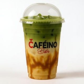 Iced Matcha Caramel Latte