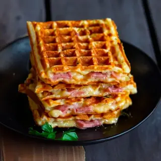 Gaufre Jambon