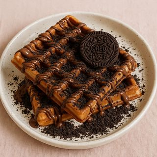 Gaufres Nutella & Oreo