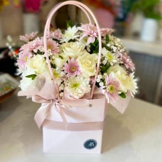 Panier Rose Pastel