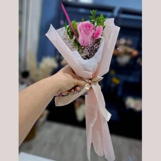 Bouquet jury  rose  pastel