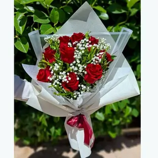 Bouquet Rouge Lumière