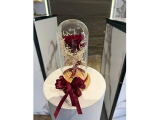 Rose eternelle rouge burgundy