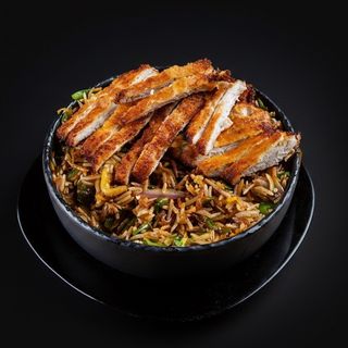 Riz Sauté Poulet Pané