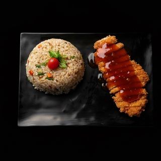 Fried Rice x Poulet Katsu