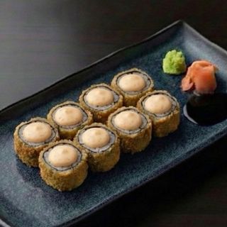 Maki crunchy Poisson blanc creamy sauce