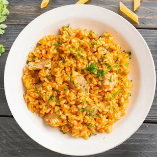 Risotto au poulet