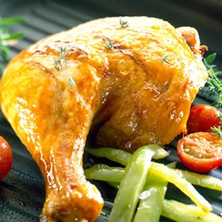 1/4 poulet rôti 