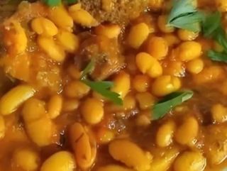 Menu 4:Loubia poulet