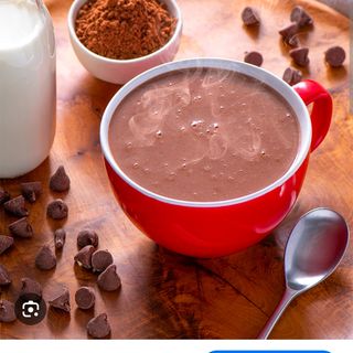 Chocolat chaud pistache