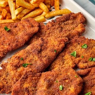 Escalope De Poulet Pané