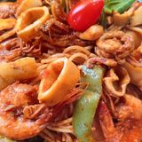 Spaghetti fruits de mer