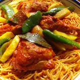 Spaghetti au poulet