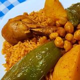 Menu complet Riz au poulet