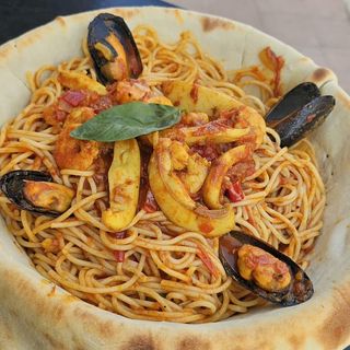 Spaghetti fruits de mer