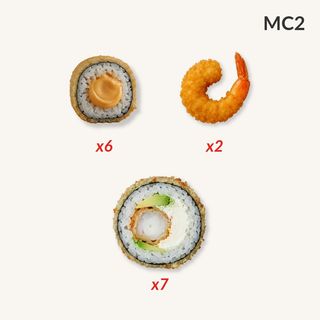 MC2 - Max Crunch Duo (15 pcs)