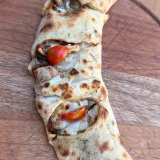Baguette farcie poulet panée