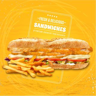 Sandwich Poulet Panée XL