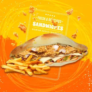 Tabouna Poulet Crispy Fromage (Nouveau)