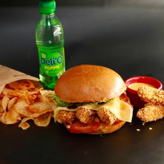 Spicy Fried Burger Menu