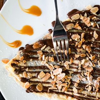 Crêpes Nutella amandes