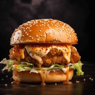 Burger crispy chicken