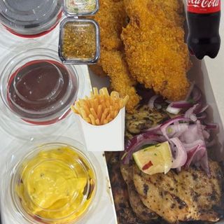 Menu box chicken mixte