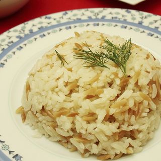 Risotto avec steak poulet