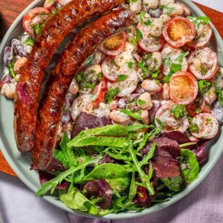 Plat merguez kebda