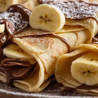 Crêpes au Nutella et à la banane