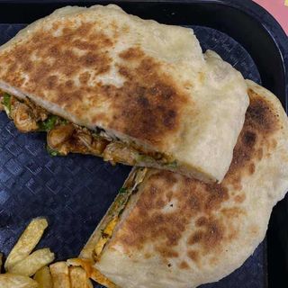 Chapati escalope grillé