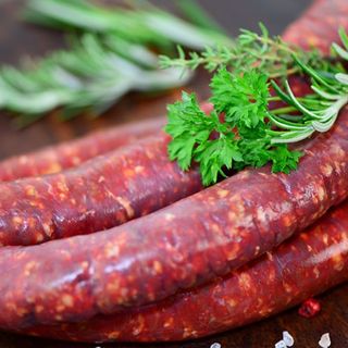 Plat merguez grillé