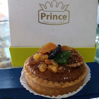 Tarte amande-fruits séchés