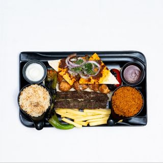 Kebab de boeuf & Taouk grillés