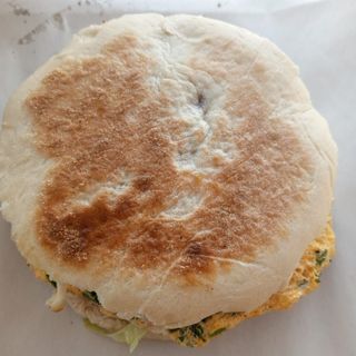 Chappati Omelette Mozzarella Arbi