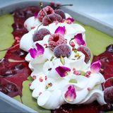 Pistache framboise